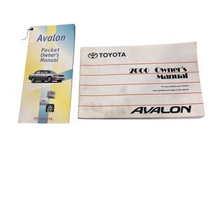 Toyota Avalon Owner's Manual Set - White